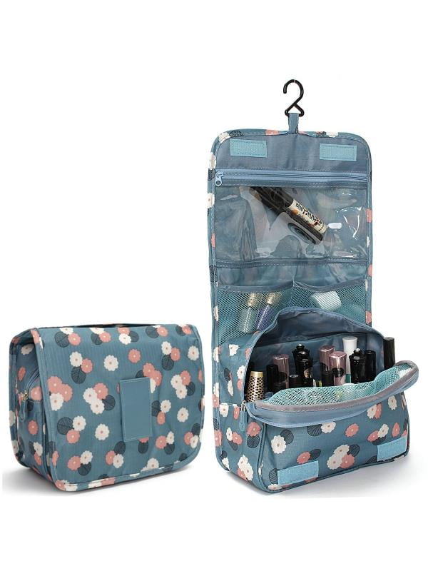 Travel Toiletry Wash Cosmetic Bag ,Makeup Storage Case,Hanging Organizer Bag,Travel Cosmetic Makeup Toiletry Case Carry Tote Wash Organizer Storage